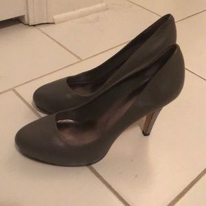 Saks fifth dark grey heels